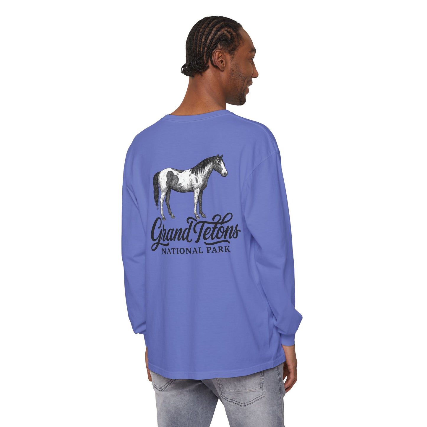 Grand Teton Park Shirt Long Sleeve Wild Horse Tee