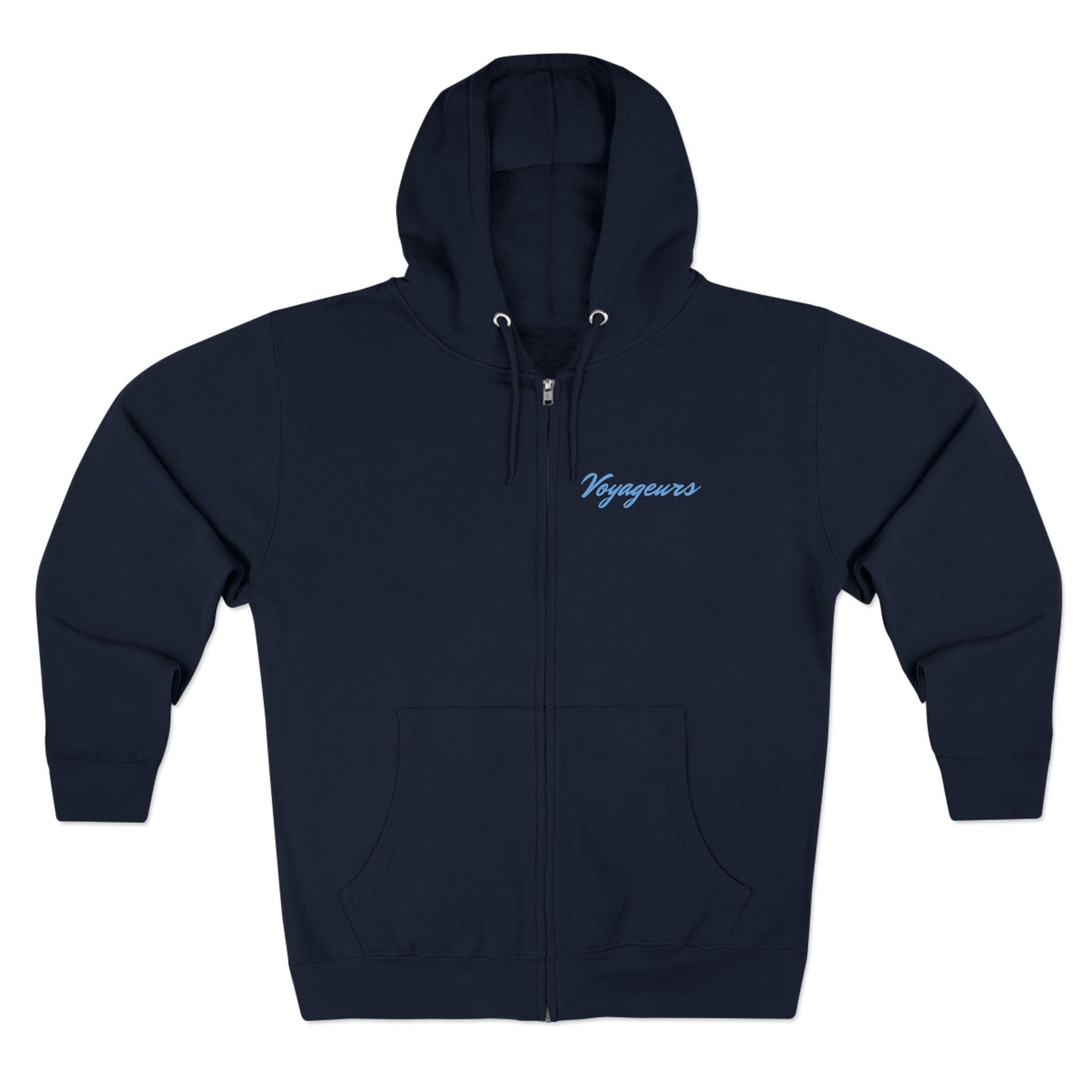 Voyageurs National Park Hoodie — Northern Lights Canoe Zip-Up