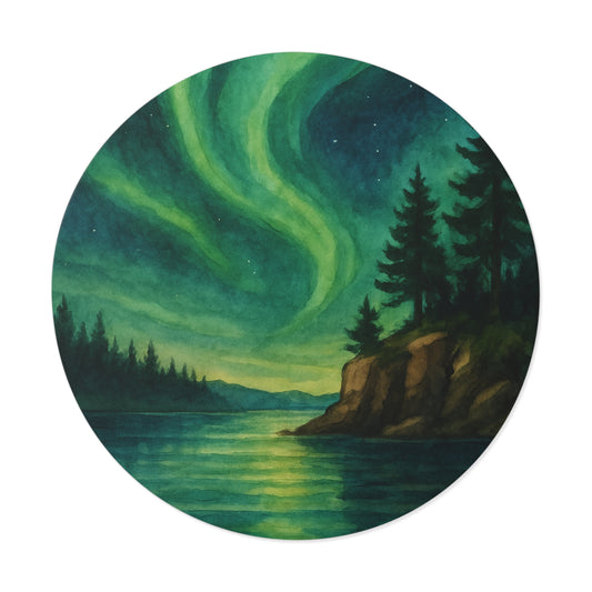 Voyageurs National Park Round Vinyl Stickers | Painted Parks