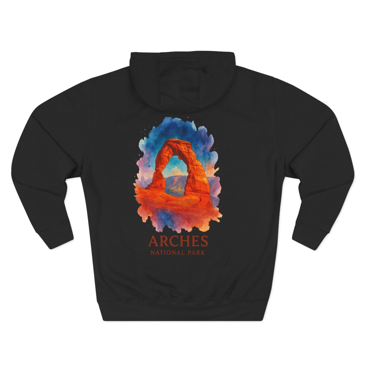 Arches National Park Watercolor Hoodie