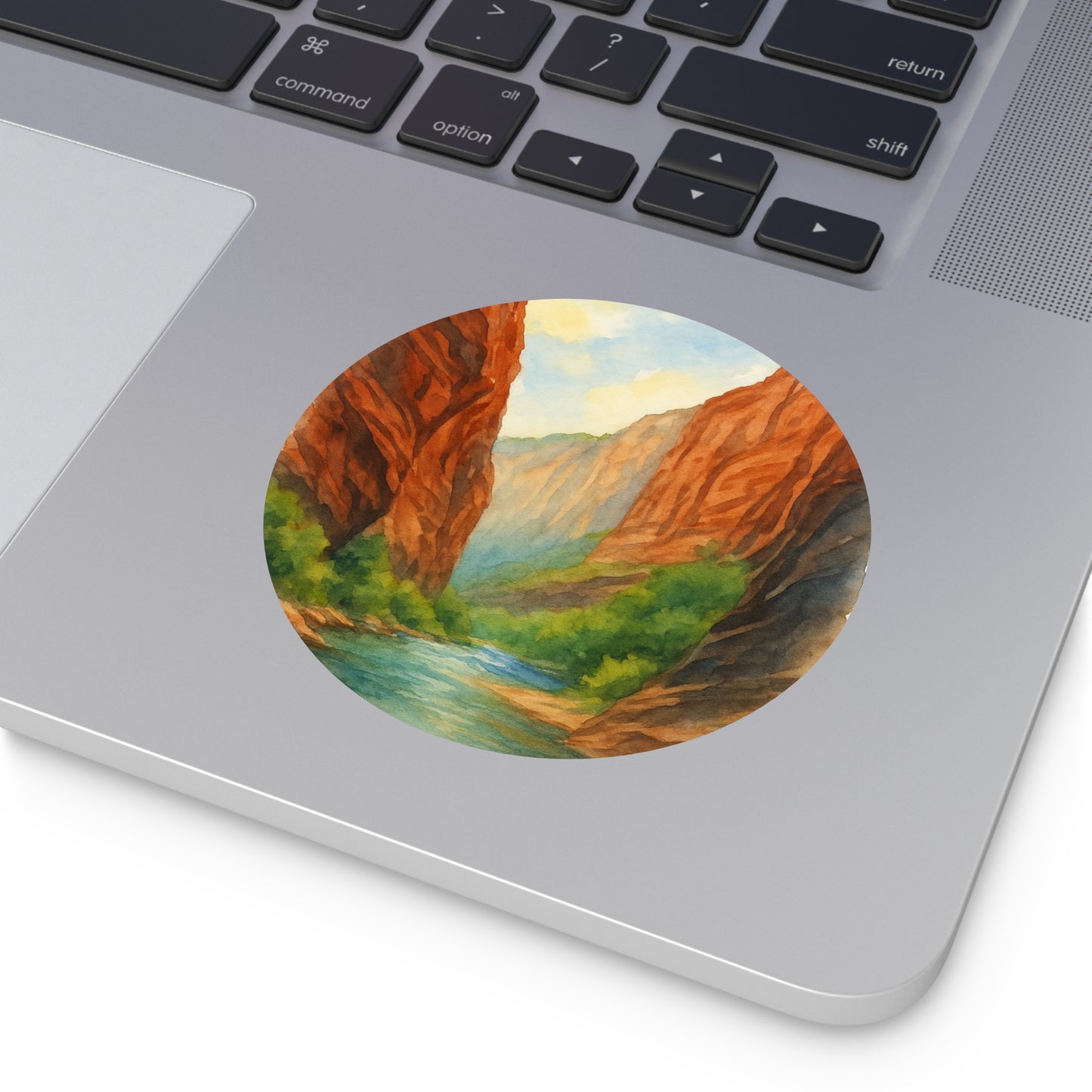 Zion National Park Round Vinyl Stickers | Painted Parks