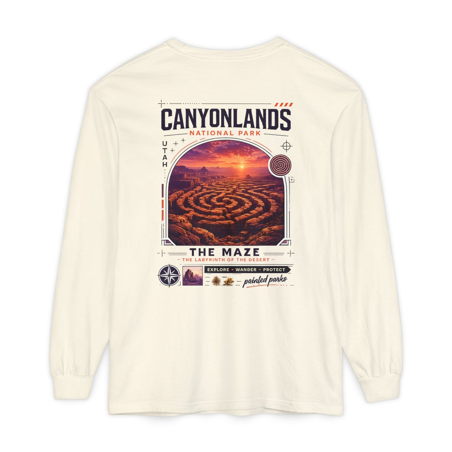 Canyonlands The Maze Long Sleeve T-Shirt