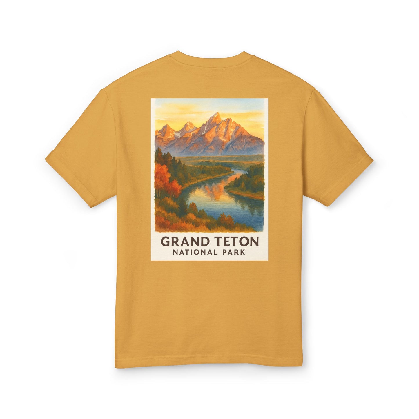 Grand Teton National Park Watercolor T-Shirt
