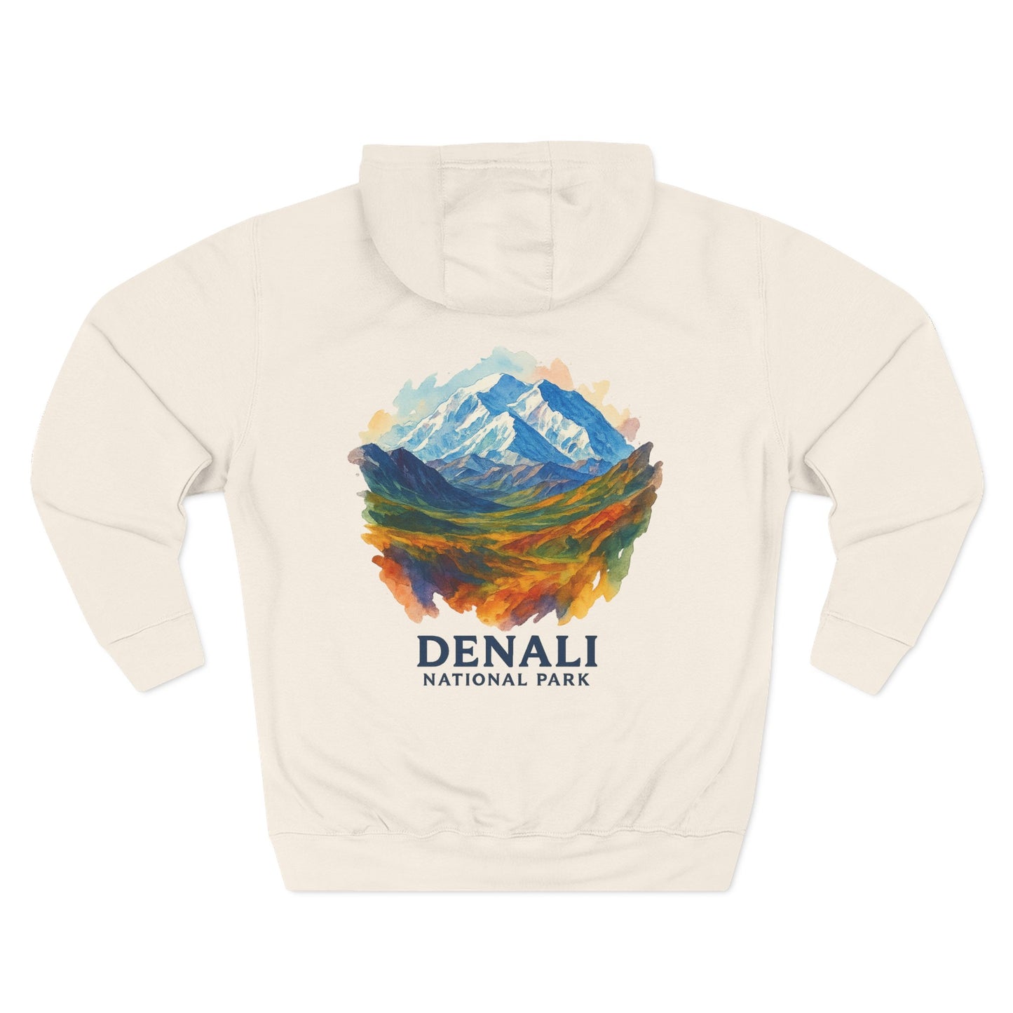 Denali National Park Watercolor Hoodie