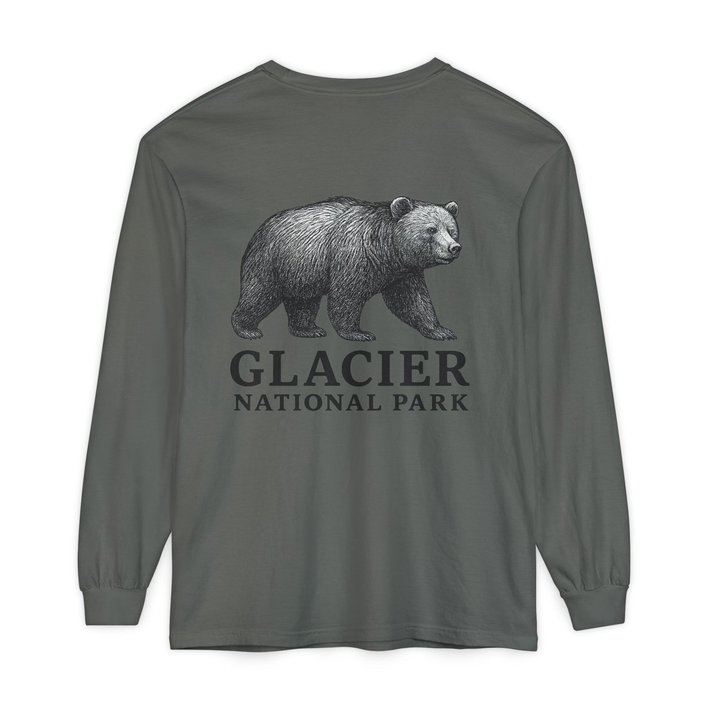 Glacier National Park Long Sleeve Bear Shirt