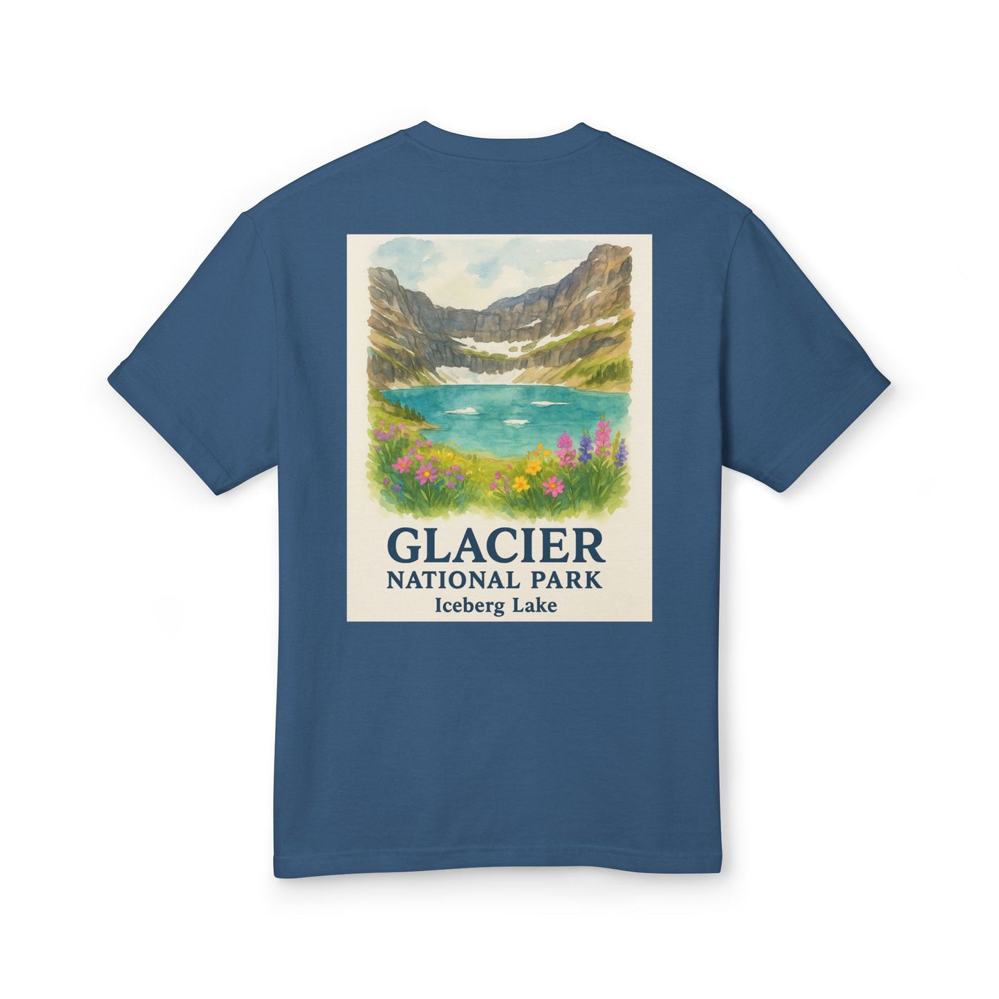 Glacier National Park Watercolor T-Shirt