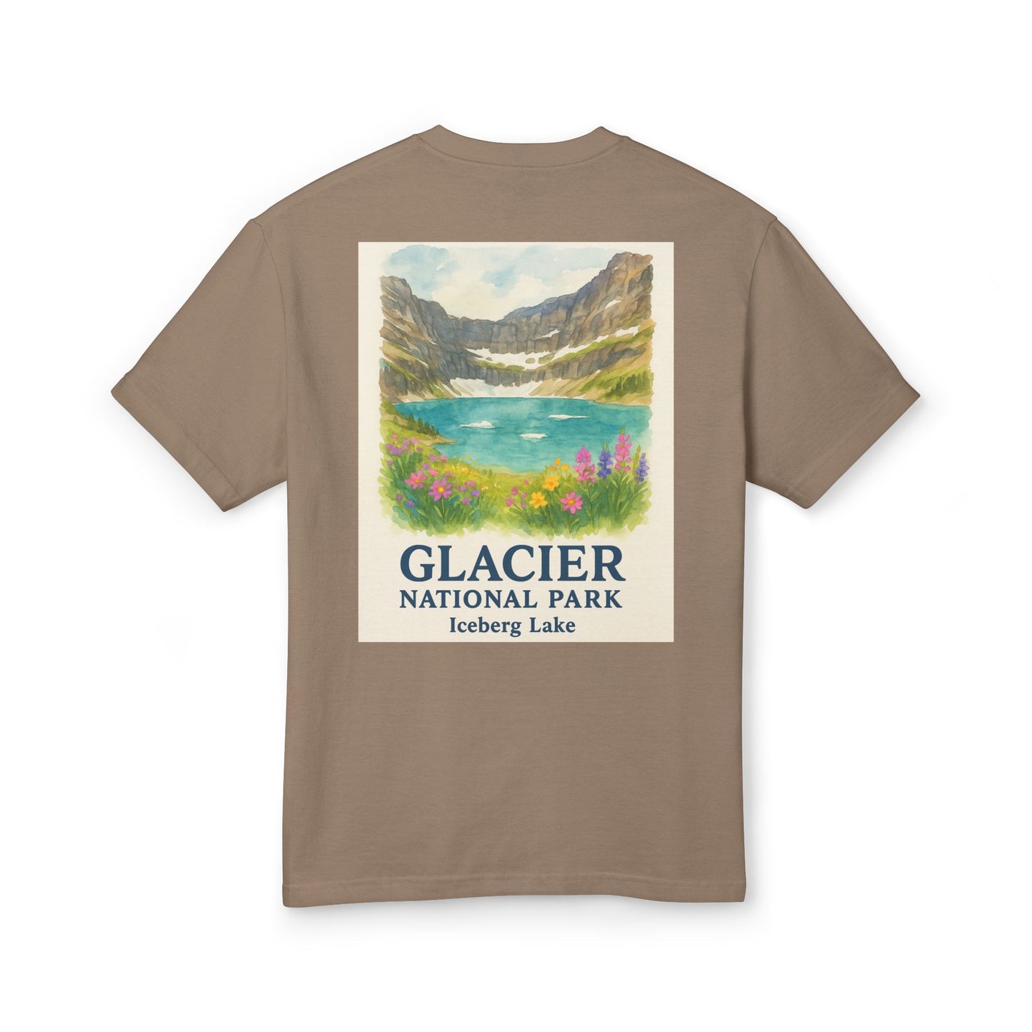 Glacier National Park Watercolor T-Shirt