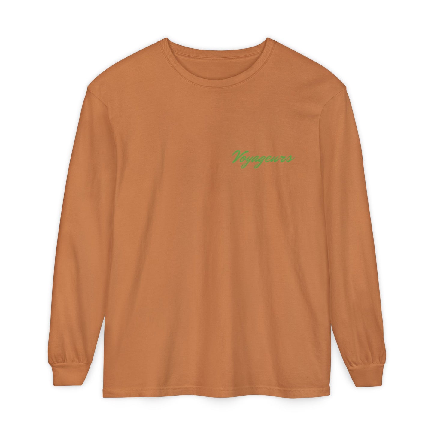 Voyageurs National Park Long Sleeve Tee — Northern Lights Canoe Graphic