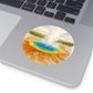 Yellowstone National Park Round Vinyl Stickers | Painted Parks