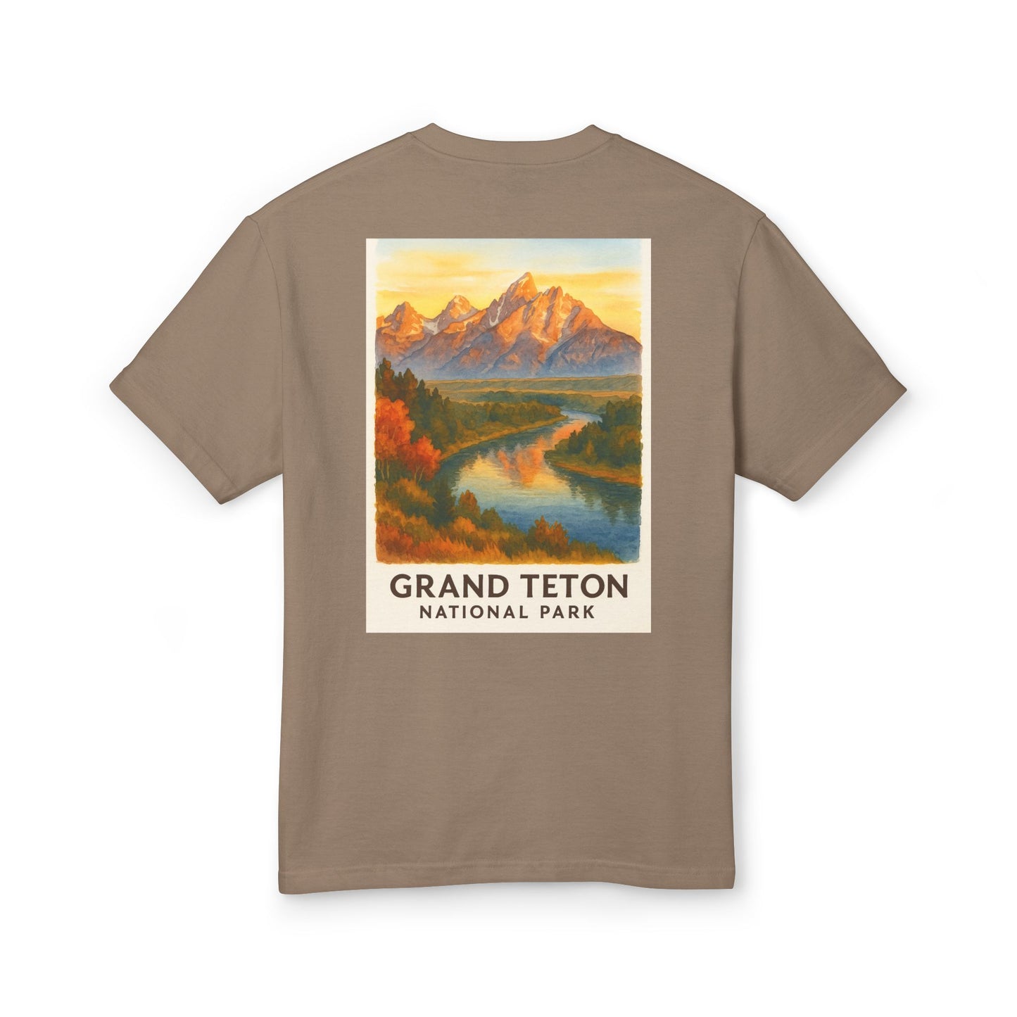 Grand Teton National Park Watercolor T-Shirt